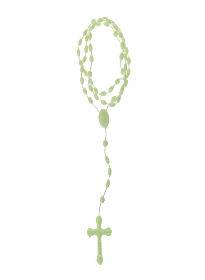 HELYZQ Plastic Rosary Beads Luminous Necklace Catholicism Prayer Religious Jewelry - Image 2